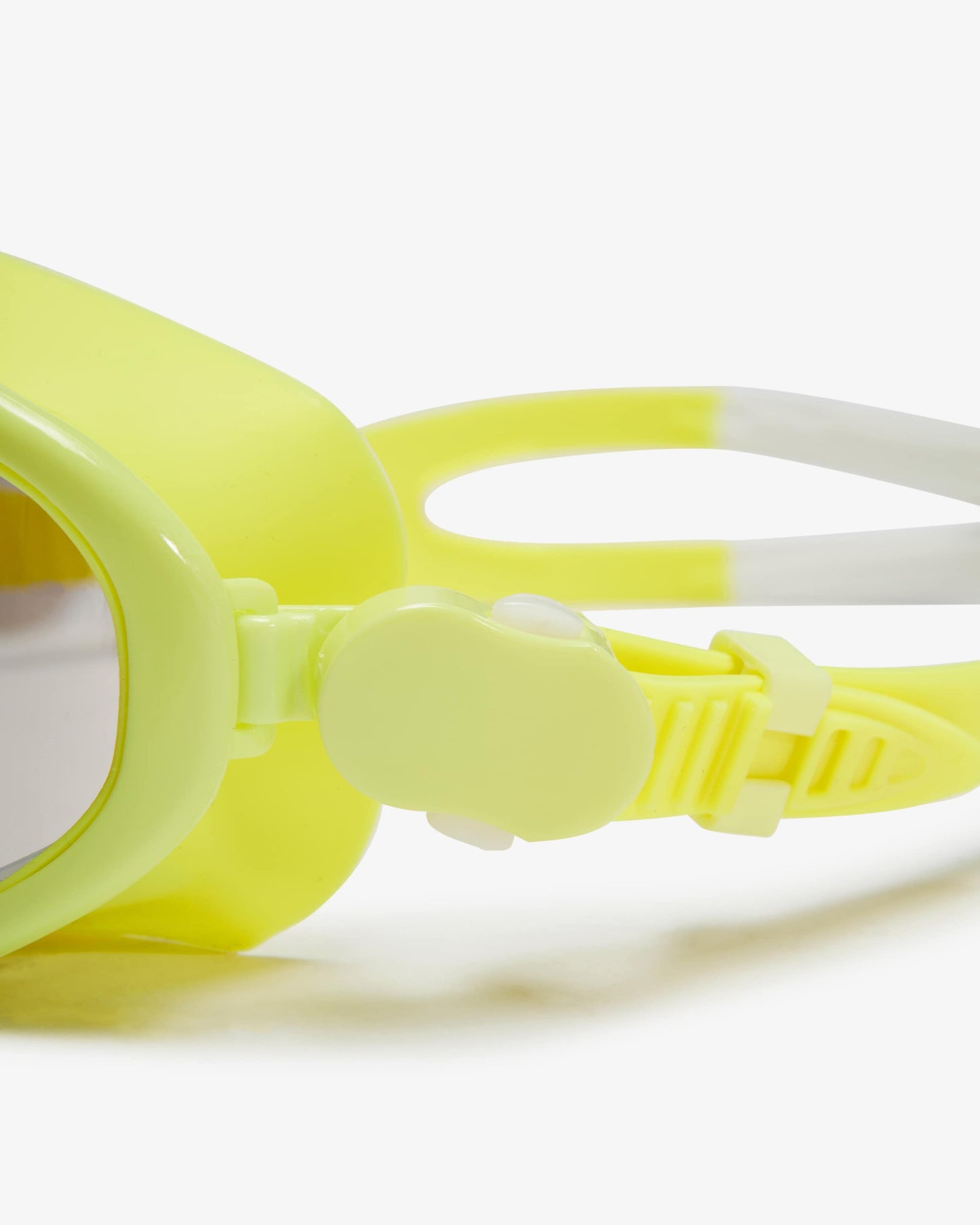 Kids Swim Mask - Salty the Shark Neon Yellow