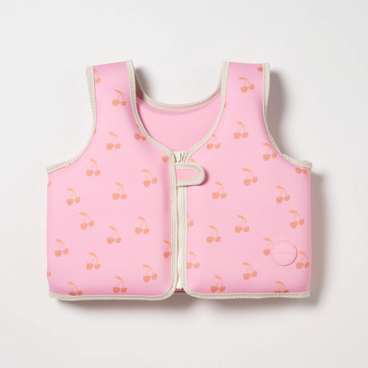 Swim Vest - Cotton Candy Cherry - 3-6 Years