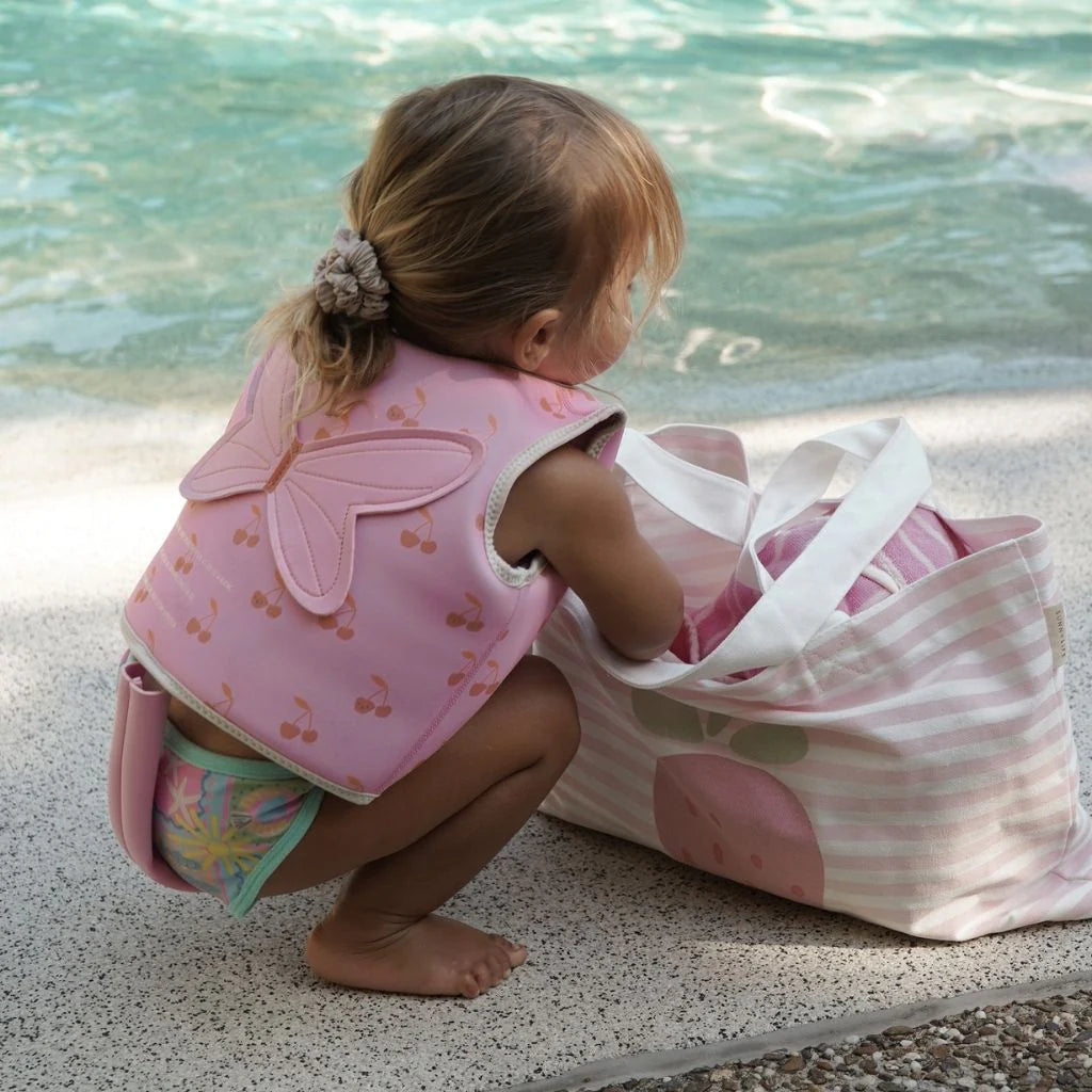 Swim Vest - Cotton Candy Cherry - 2-3 Years