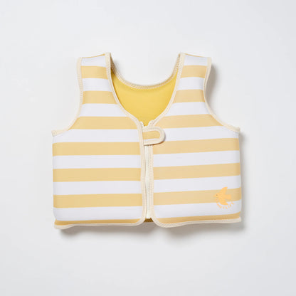 Swim Vest - Shark Tribe Blue Neon Citrus - 2-3 Years
