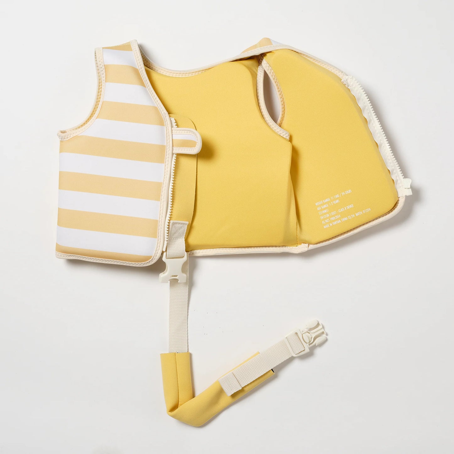 Swim Vest - Shark Tribe Blue Neon Citrus - 2-3 Years