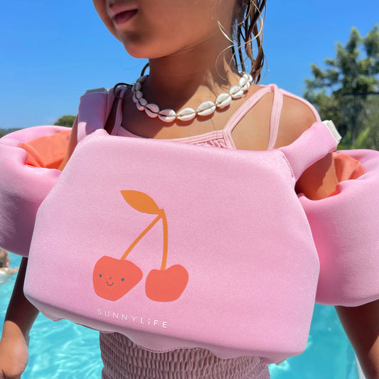 Floatie Jacket 4-6 - Cotton Candy Cherry