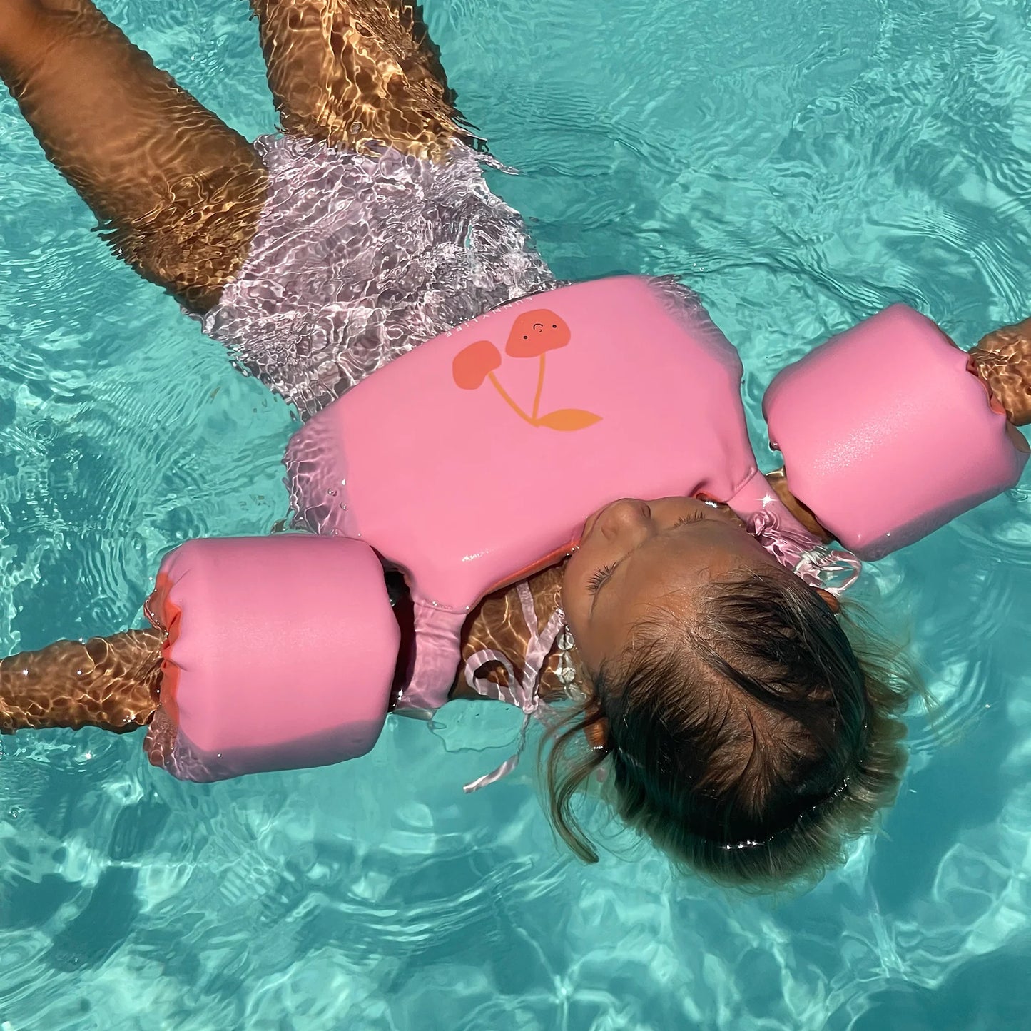 Floatie Jacket 4-6 - Cotton Candy Cherry