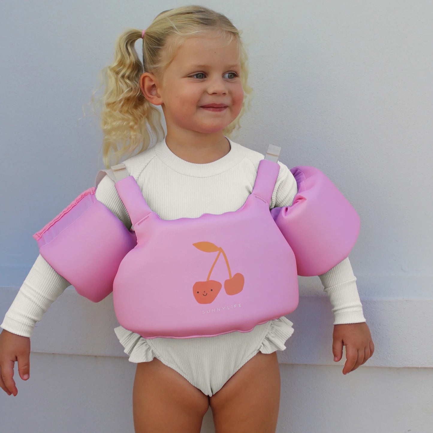 Floatie Jacket 4-6 - Cotton Candy Cherry