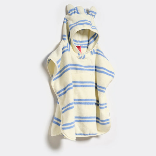 Kids Character Hooded Towel - Sammy the Seagull Blue Stripe