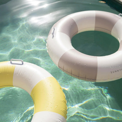 Slim Tube Pool Ring - Tides Out Citrus Stripe