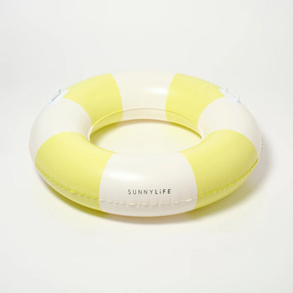 Slim Tube Pool Ring - Tides Out Citrus Stripe