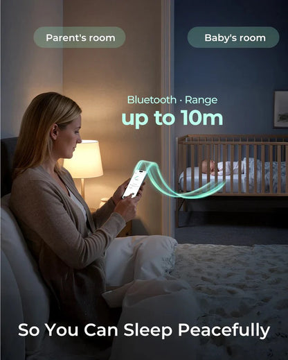 Smart Wearable Baby Thermometer - Medical-Grade Accuracy & Real-Time App Monitoring