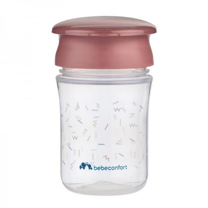 Anti-leak 360° cup 280ml 6M+ - Terra Pink