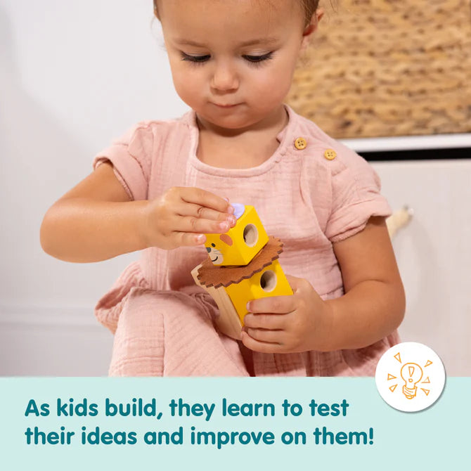 Blockables Safari Animals Building Set - 34pc