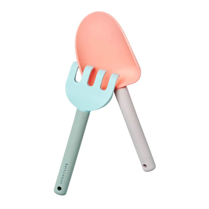 Silicone Sand Spade & Rake Apple Sorbet