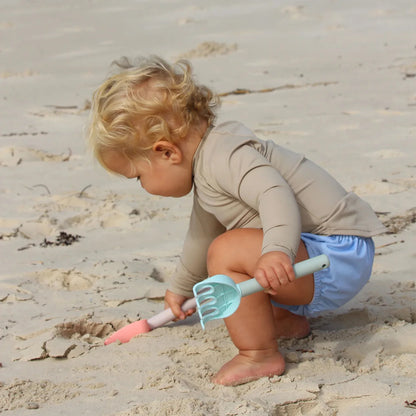 Silicone Sand Spade & Rake Apple Sorbet
