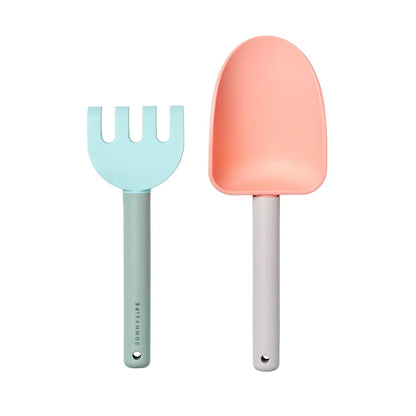 Silicone Sand Spade & Rake Apple Sorbet