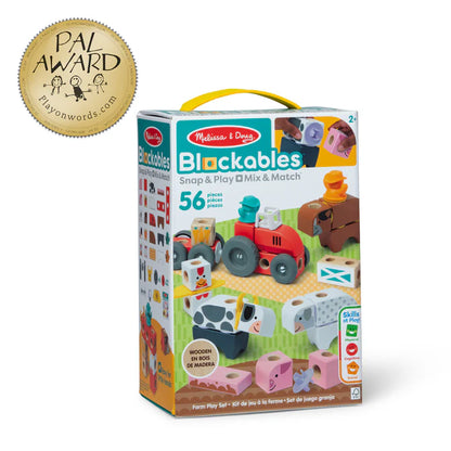 Blockables Farm Building Set - 56pc