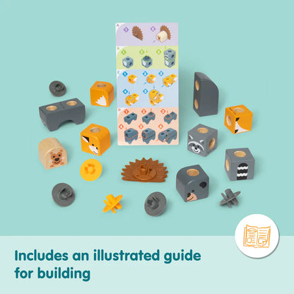 Blockables Woodland Creatures Building Set - 16pc
