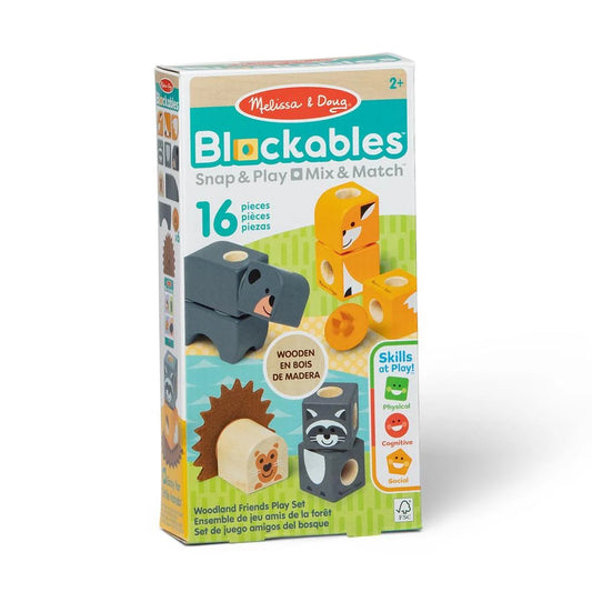 Blockables Woodland Creatures Building Set - 16pc