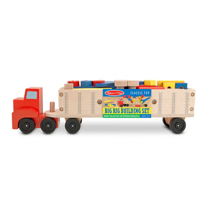 Wooden Big Rig Building Set