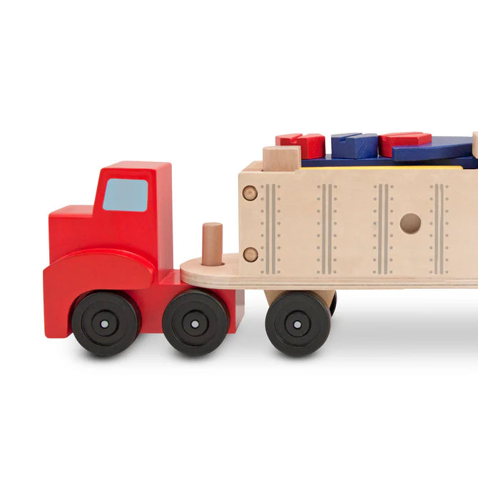 Wooden Big Rig Building Set