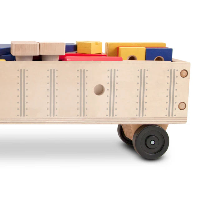 Wooden Big Rig Building Set