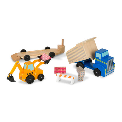 Wooden Dump Truck & Loader