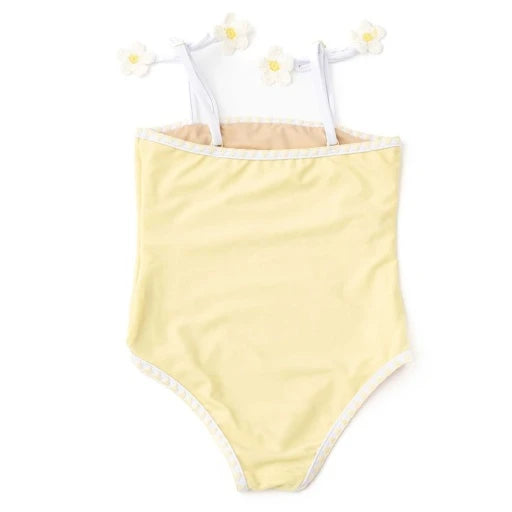 Butter Daisy Girls Crochet One Piece Swimsuit