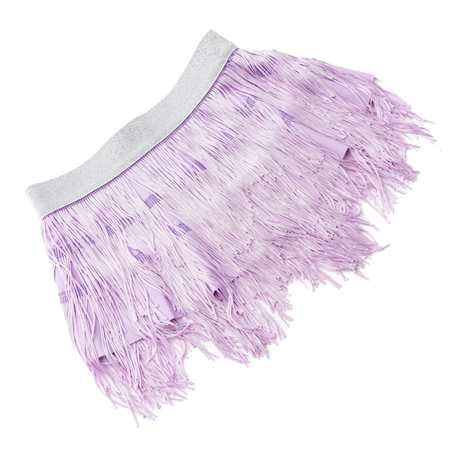 Purple Girls Fringe Skirt Cover Up