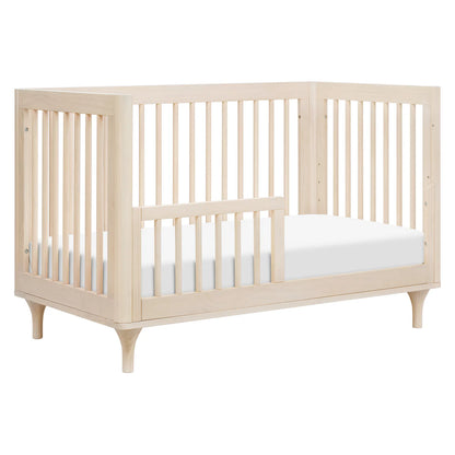 Lolly 3-in-1 Convertible Crib with Toddler Bed Conversion Kit - Washed Natural