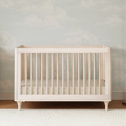 Lolly 3-in-1 Convertible Crib with Toddler Bed Conversion Kit - Washed Natural