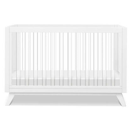 Otto 3-in-1 Convertible Crib | Acrylic Slats - White