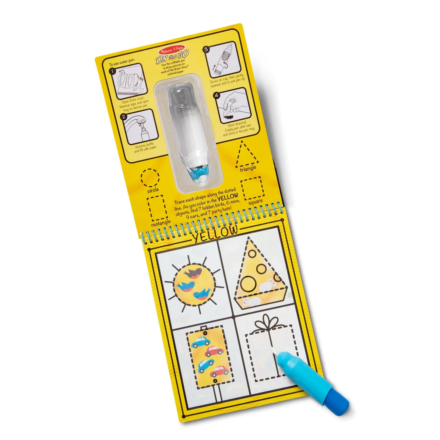 On the Go Water Wow! Water-Reveal Pad – Shapes