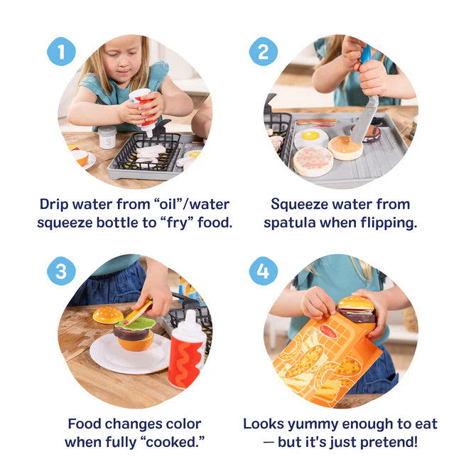 Water Wow! Pretend Play Flip & Fry