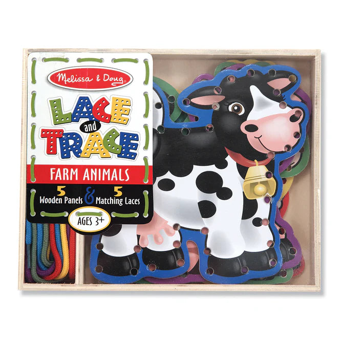 Farm Animals Lace & Trace Panels