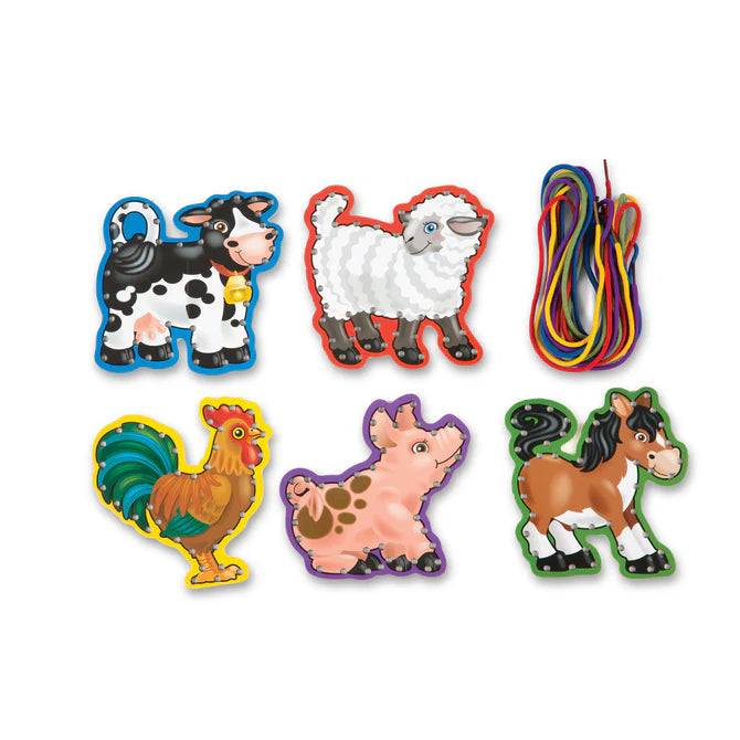 Farm Animals Lace & Trace Panels