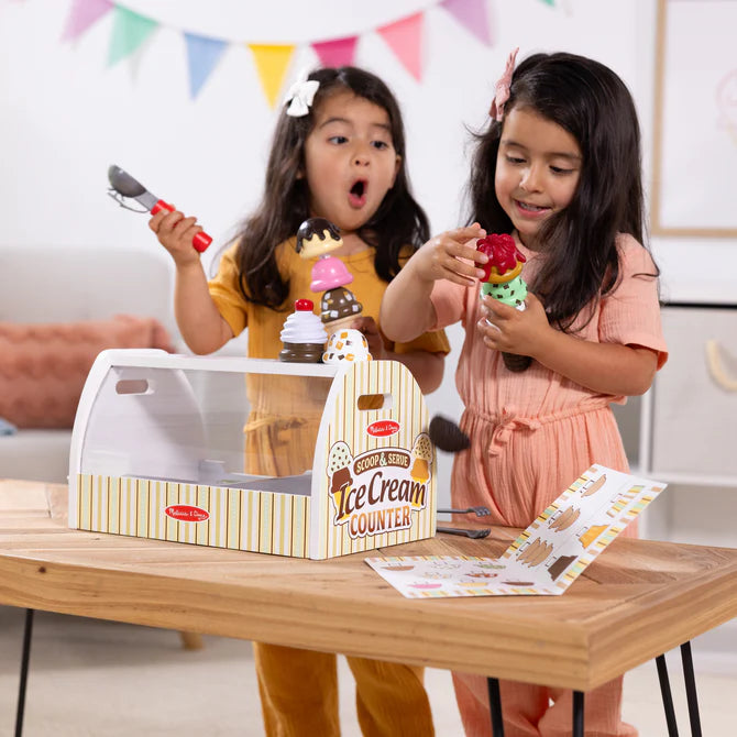Scoop & Serve Ice Cream Counter