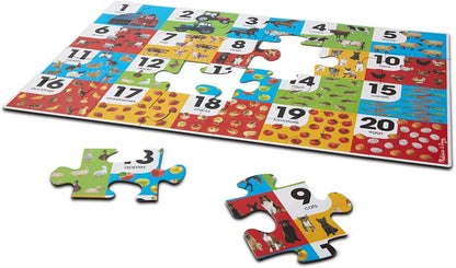 Farm Number Floor Puzzle (24 PC)