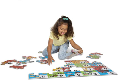 Farm Number Floor Puzzle (24 PC)