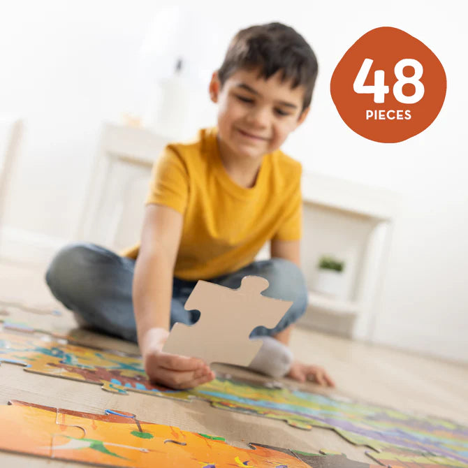 Land of Dinosaurs Floor Puzzle (48 PC)