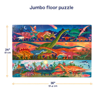 DINOSAURS Floor Puzzle (48 PC)