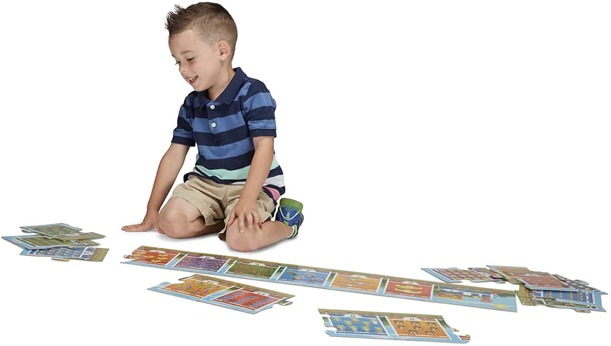 NUMBER TRAIN FLOOR PUZZLE (20 PC)