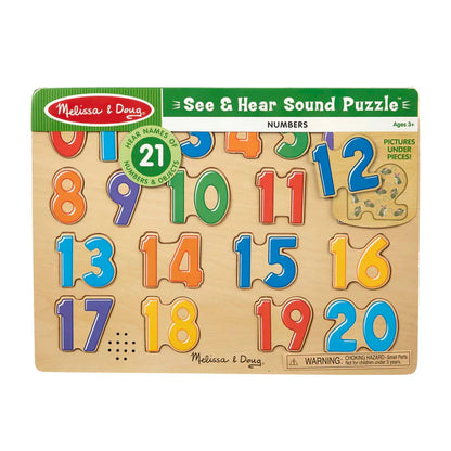 See & Hear Sound Puzzle - NUMBERS
