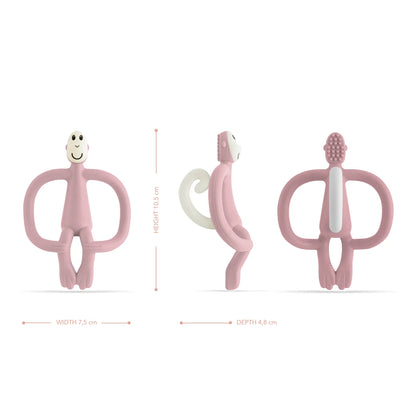 Dusty Pink Original Monkey Teething Toy
