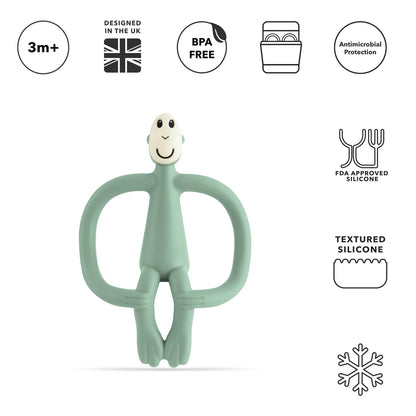 Mint Green Original Monkey Teething Toy