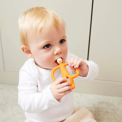 Orange Original Monkey Teething Toy