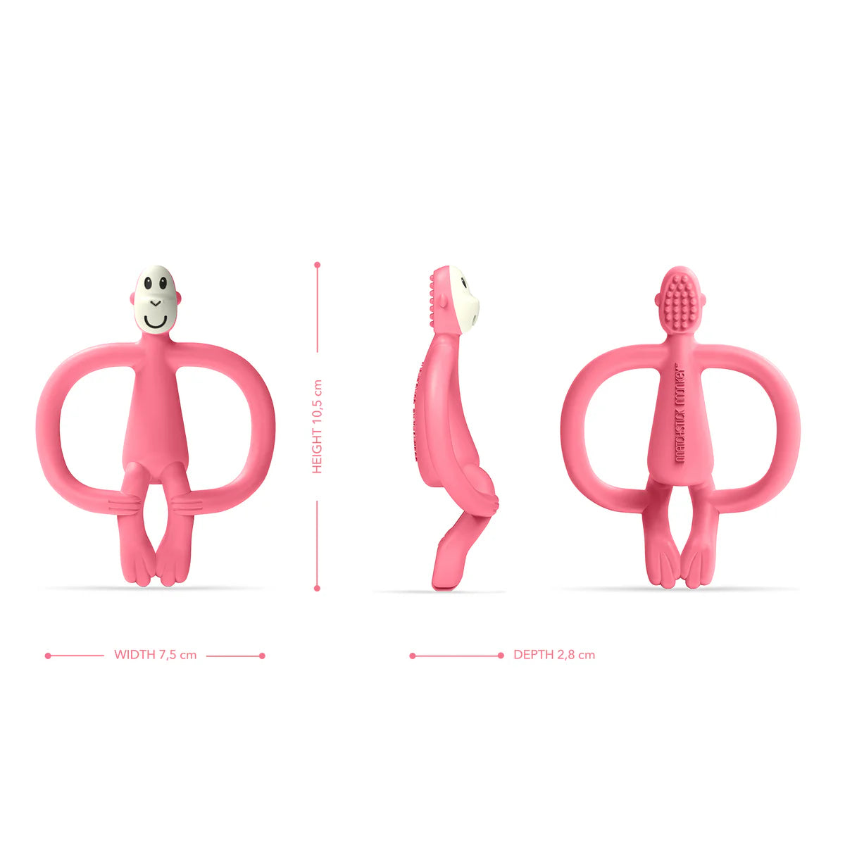 Pink Monkey Teether