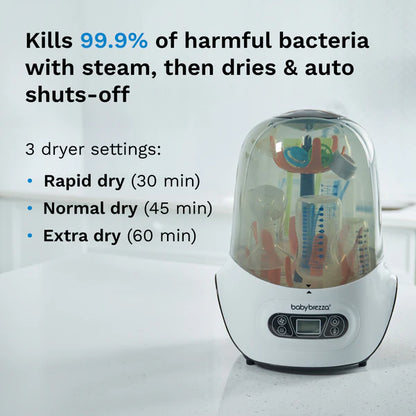 Baby Bottle Sterilizer and Dryer - Electric steam sterilizer