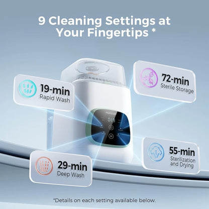 KleanPal Pro Baby Bottle Washer, Sterilizer & Dryer