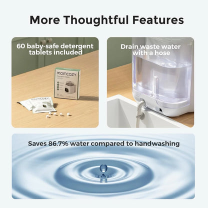 KleanPal Pro Baby Bottle Washer, Sterilizer & Dryer