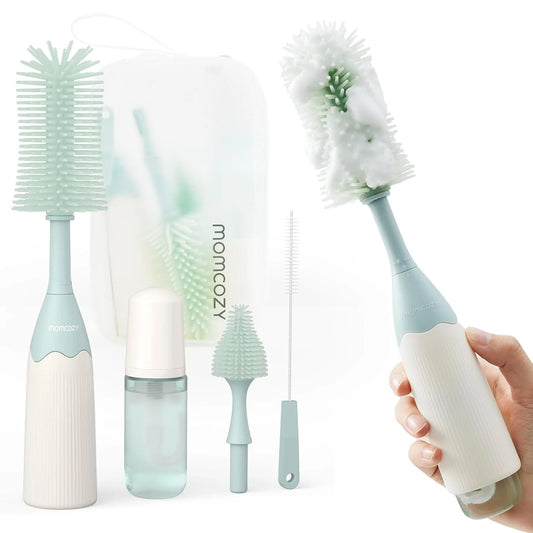 Bottle Brush Kit, Innovative Push-Press Design
