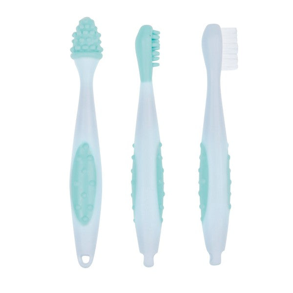 Set of 3 Toothbrush & Bag