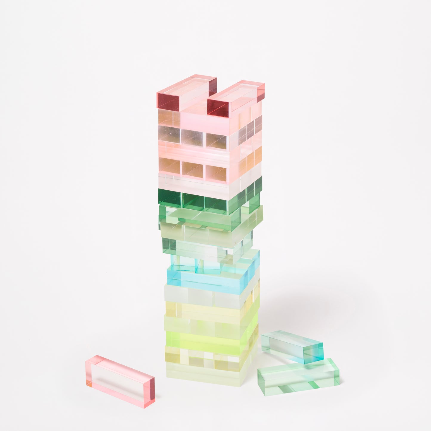 Lucite Jumbling Tower - Aurora